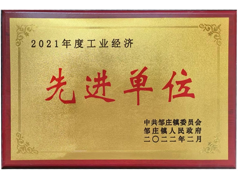 2021年度工業(yè)經(jīng)濟(jì)先進(jìn)單位